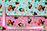 Disney Wreck-It Ralph Character Oxford Fabric made in Japan by the Half Yard